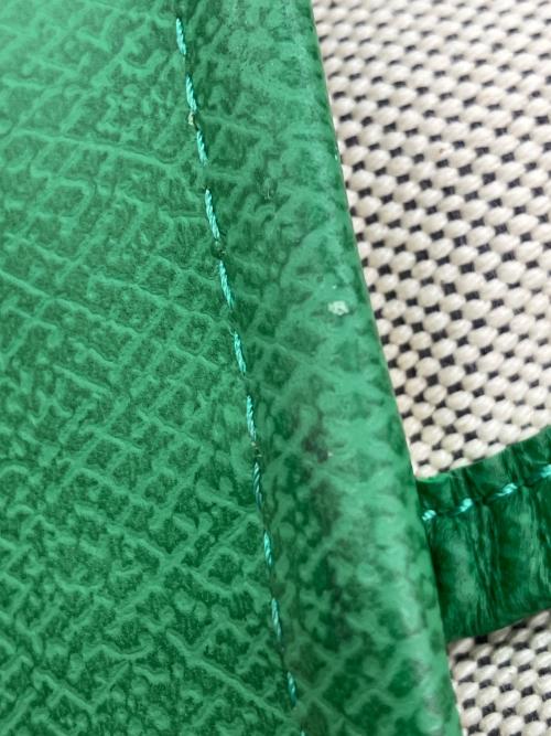 LONGCHAMP（ロンシャン）LONGCHAMP (ロンシャン) トートバッグ アイボリー×グリーンの古着・服飾アイテム