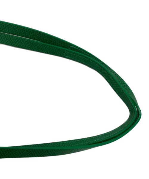 LONGCHAMP（ロンシャン）LONGCHAMP (ロンシャン) トートバッグ アイボリー×グリーンの古着・服飾アイテム