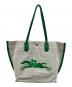 LONGCHAMP (ロンシャン) トートバッグ アイボリー×グリーン：15000円