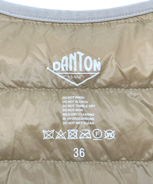 DANTON（ダントン）DANTON (ダントン) ダウンジャケット グレージュ サイズ:36の古着・服飾アイテム
