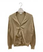 JOHN SMEDLEYジョンスメドレー）の古着「ニットカーディガン」｜ベージュ