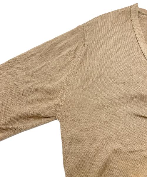 JOHN SMEDLEY（ジョンスメドレー）JOHN SMEDLEY (ジョンスメドレー) ニットカーディガン ベージュ サイズ:Ｍの古着・服飾アイテム