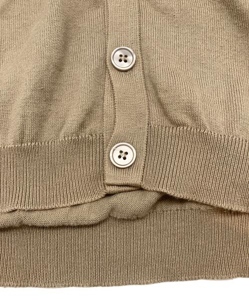 JOHN SMEDLEY（ジョンスメドレー）JOHN SMEDLEY (ジョンスメドレー) ニットカーディガン ベージュ サイズ:Ｍの古着・服飾アイテム