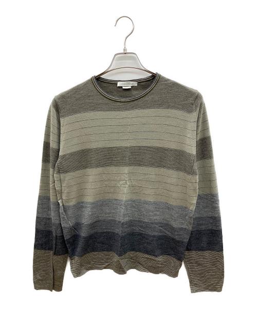 JOHN SMEDLEY（ジョンスメドレー）JOHN SMEDLEY (ジョンスメドレー) 薄手ニット　古着 グレージュ サイズ:Sの古着・服飾アイテム
