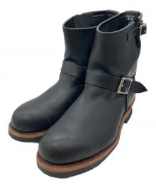 RED WING（レッドウィング）の古着「ブラックハーネス スチールトゥ」｜ブラック