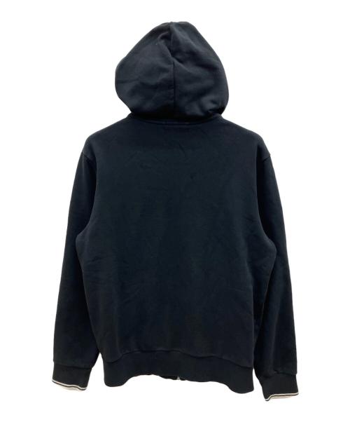 FRED PERRY（フレッドペリー）FRED PERRY (フレッドペリー) Hooded Zip Through Sweatshirt　デザイナーズインポート　 ブラック サイズ:Lの古着・服飾アイテム