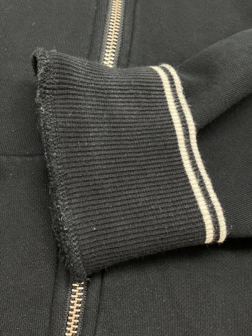 FRED PERRY（フレッドペリー）FRED PERRY (フレッドペリー) Hooded Zip Through Sweatshirt　デザイナーズインポート　 ブラック サイズ:Lの古着・服飾アイテム