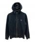 FRED PERRY（フレッドペリー）の古着「Hooded Zip Through Sweatshirt　デザイナーズインポート　」｜ブラック