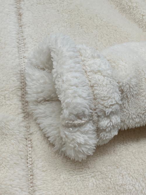 THE NORTH FACE（ザ ノース フェイス）THE NORTH FACE (ザ ノース フェイス) COMFY ALPHA FLEECE ZIP-UP ホワイト サイズ:Sの古着・服飾アイテム