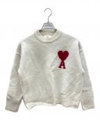 amiアミ）の古着「厚手ニット」｜アイボリー