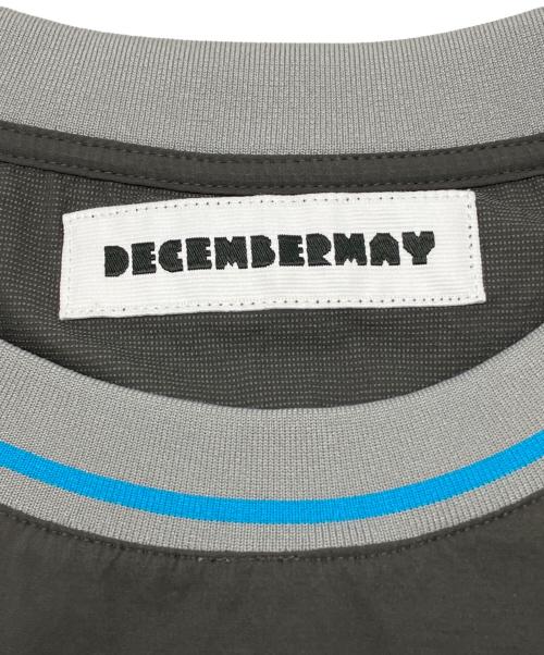 decembermay（ディセンバーメイ）decembermay (ディセンバーメイ) 長袖カットソー グレー サイズ:Lの古着・服飾アイテム
