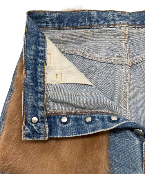 seven by seven（セブンバイセブン）seven by seven (セブンバイセブン) ミンクポケットデニムパンツ ブルー サイズ:Sの古着・服飾アイテム