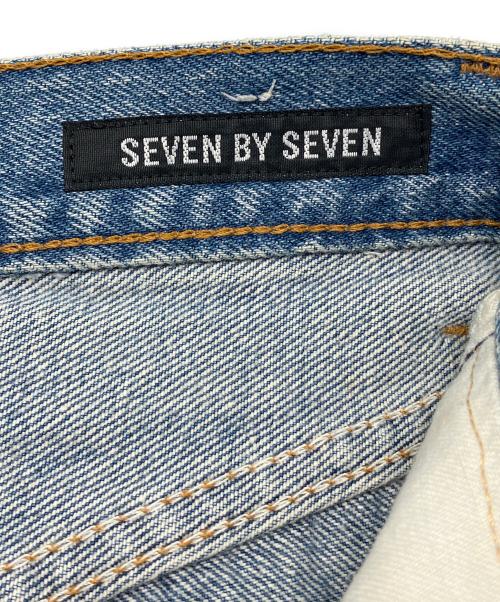 seven by seven（セブンバイセブン）seven by seven (セブンバイセブン) ミンクポケットデニムパンツ ブルー サイズ:Sの古着・服飾アイテム
