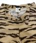 中古・古着 DOLCE & GABBANA (ドルチェ＆ガッバーナ) アニマル柄フレアパンツ ベージュ×ブラウン サイズ:24：4000円