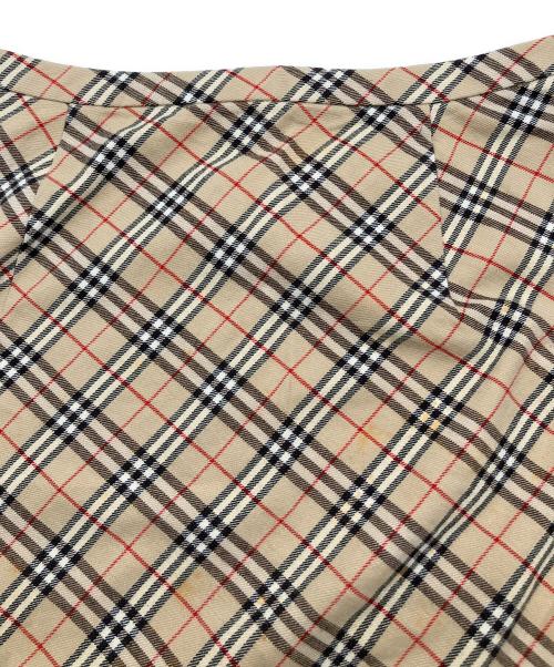 BURBERRY BLUE LABEL（バーバリー ブルー レーベル）BURBERRY BLUE LABEL (バーバリー ブルー レーベル) ノバチェックスカート　デザイナーズインポート ベージュ サイズ:38の古着・服飾アイテム
