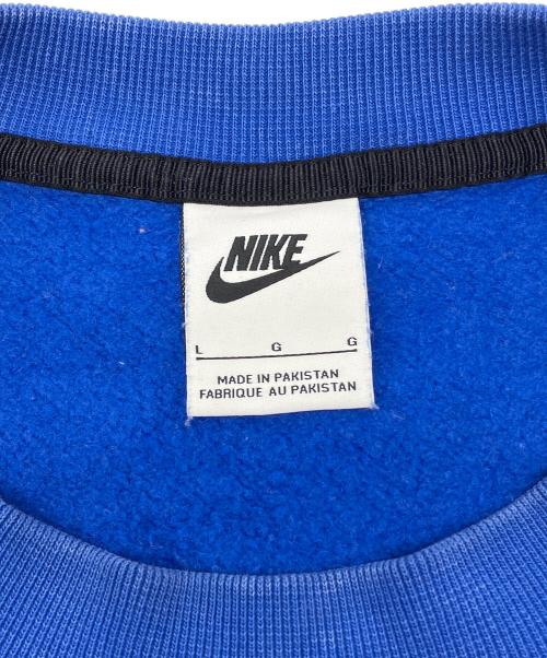 NIKE（ナイキ）NIKE (ナイキ) stussy (ステューシー) Acid Wash Crew ストリート ブルー サイズ:Lの古着・服飾アイテム