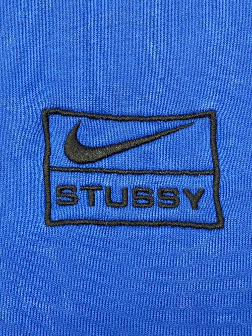NIKE（ナイキ）NIKE (ナイキ) stussy (ステューシー) Acid Wash Crew ストリート ブルー サイズ:Lの古着・服飾アイテム