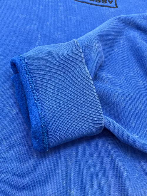 NIKE（ナイキ）NIKE (ナイキ) stussy (ステューシー) Acid Wash Crew ストリート ブルー サイズ:Lの古着・服飾アイテム