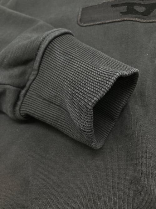 DIESEL（ディーゼル）DIESEL (ディーゼル) クルーネックスウェット デザイナーズインポート ブラック サイズ:Sの古着・服飾アイテム