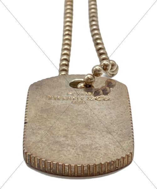 TIFFANY & Co.（ティファニー）TIFFANY & Co. (ティファニー) シルバーネックレス　ドッグタグ　SILVER925 シルバーカラーの古着・服飾アイテム