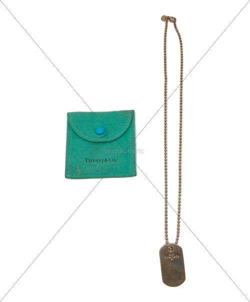 TIFFANY & Co.（ティファニー）TIFFANY & Co. (ティファニー) シルバーネックレス　ドッグタグ　SILVER925 シルバーカラーの古着・服飾アイテム
