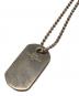 TIFFANY & Co.（ティファニー）の古着「シルバーネックレス　ドッグタグ　SILVER925」｜シルバーカラー