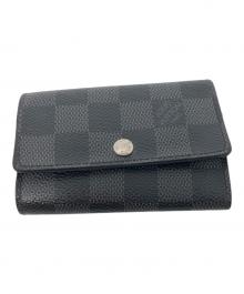 LOUIS VUITTON（ルイ ヴィトン）の古着「モノグラム・エクリプス	キーケース ミュルティクレ6」｜ブラック