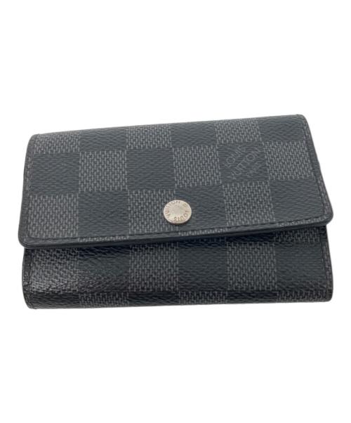 LOUIS VUITTON（ルイ ヴィトン）LOUIS VUITTON (ルイ ヴィトン) モノグラム・エクリプス	キーケース ミュルティクレ6 ブラックの古着・服飾アイテム