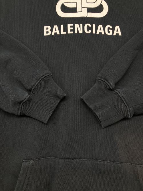 BALENCIAGA（バレンシアガ）BALENCIAGA (バレンシアガ) プルオーバーパーカー ブラック サイズ:XSの古着・服飾アイテム