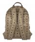 MCM (エムシーエム) スタッズリュック ベージュ：40000円
