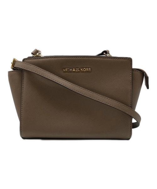 MICHAEL KORS（マイケル・コース）MICHAEL KORS (マイケル・コース) ショルダーバッグ ベージュの古着・服飾アイテム