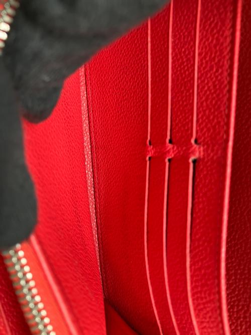 LOUIS VUITTON（ルイ ヴィトン）LOUIS VUITTON (ルイ ヴィトン) モノグラム・アンプラント	ポルトフォイユ・サラ スリーズ レッドの古着・服飾アイテム