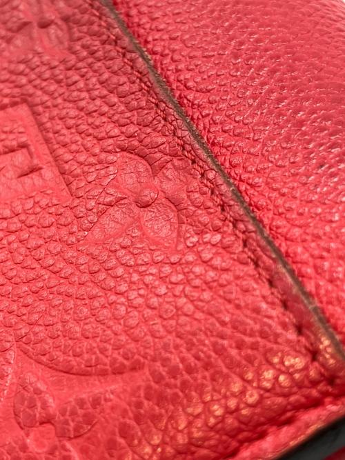 LOUIS VUITTON（ルイ ヴィトン）LOUIS VUITTON (ルイ ヴィトン) モノグラム・アンプラント	ポルトフォイユ・サラ スリーズ レッドの古着・服飾アイテム