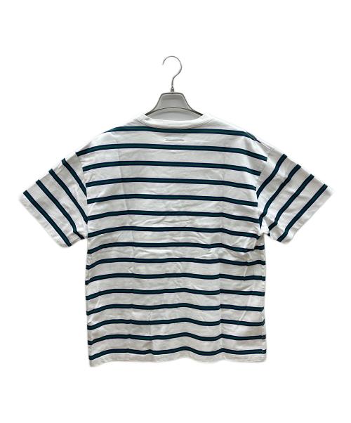 Acy（エイシー）Acy (エイシー) Tシャツ ホワイト×グリーン サイズ:02の古着・服飾アイテム