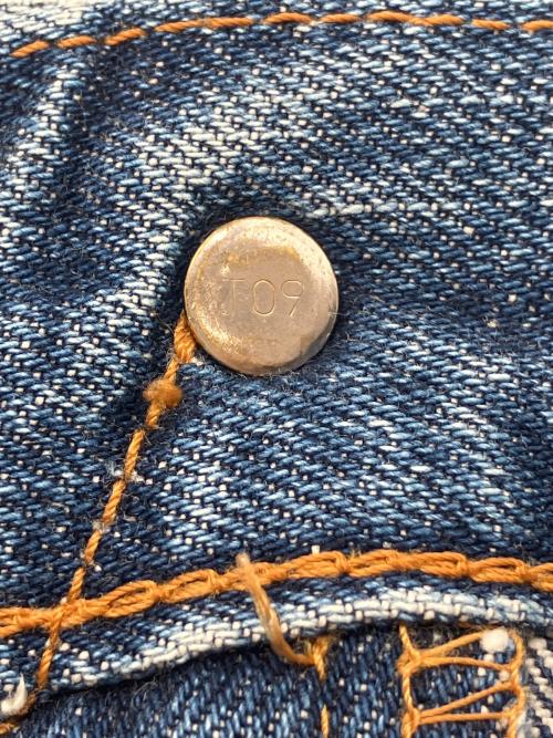 LEVI'S（リーバイス）LEVI'S (リーバイス) 90s 復刻502XXセルビッチデニムパンツセミオートマチックTALON 赤耳 釦裏T09 BIG E 古着 ブルー サイズ:W31×L36の古着・服飾アイテム