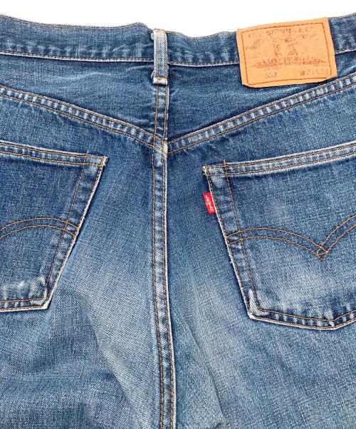 LEVI'S（リーバイス）LEVI'S (リーバイス) 90s 復刻502XXセルビッチデニムパンツセミオートマチックTALON 赤耳 釦裏T09 BIG E 古着 ブルー サイズ:W31×L36の古着・服飾アイテム