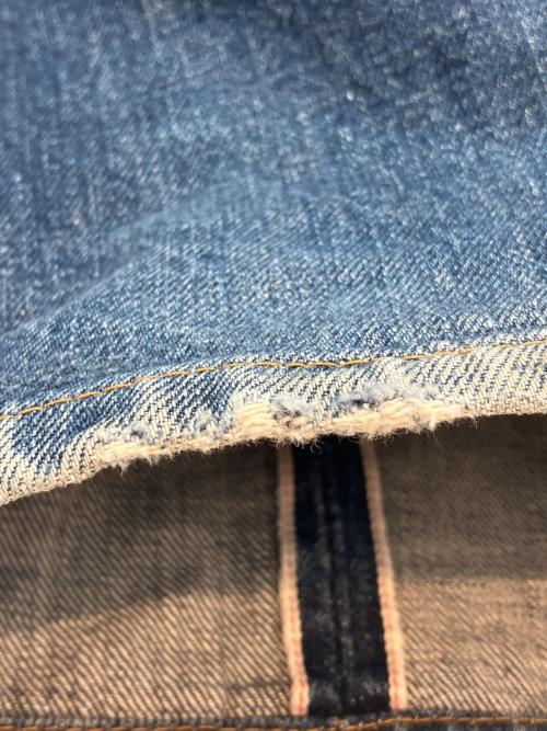 LEVI'S（リーバイス）LEVI'S (リーバイス) 90s 復刻502XXセルビッチデニムパンツセミオートマチックTALON 赤耳 釦裏T09 BIG E 古着 ブルー サイズ:W31×L36の古着・服飾アイテム