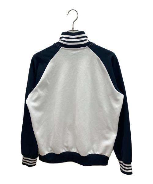 adidas（アディダス）adidas (アディダス) 00sトラックジャケット　2005年12月製　古着 ホワイト×ネイビー サイズ:Ｍの古着・服飾アイテム