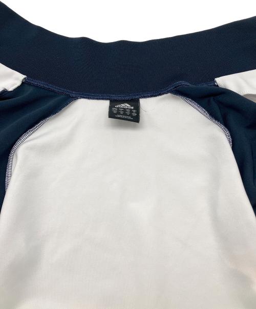 adidas（アディダス）adidas (アディダス) 00sトラックジャケット　2005年12月製　古着 ホワイト×ネイビー サイズ:Ｍの古着・服飾アイテム