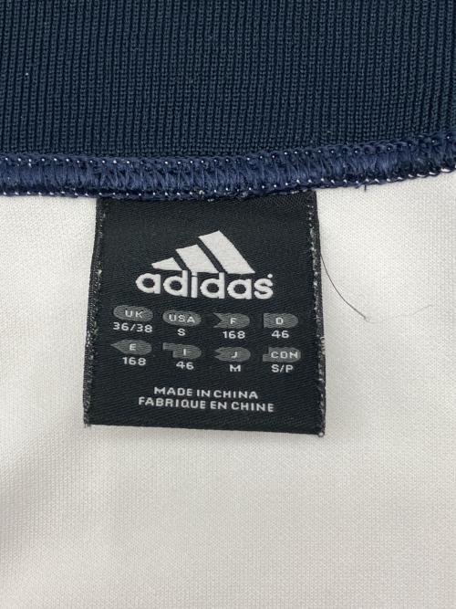 adidas（アディダス）adidas (アディダス) 00sトラックジャケット　2005年12月製　古着 ホワイト×ネイビー サイズ:Ｍの古着・服飾アイテム