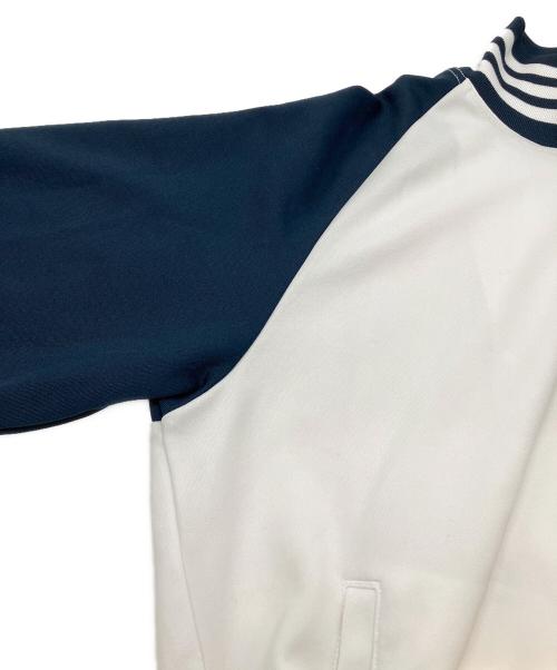 adidas（アディダス）adidas (アディダス) 00sトラックジャケット　2005年12月製　古着 ホワイト×ネイビー サイズ:Ｍの古着・服飾アイテム