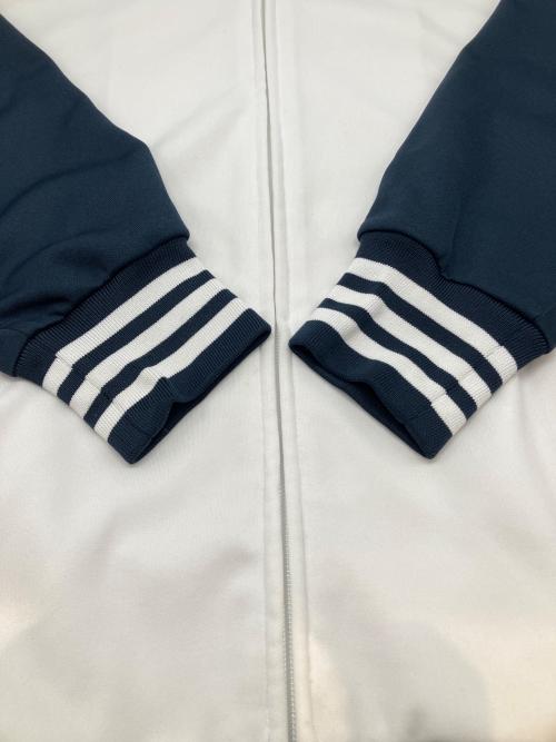adidas（アディダス）adidas (アディダス) 00sトラックジャケット　2005年12月製　古着 ホワイト×ネイビー サイズ:Ｍの古着・服飾アイテム