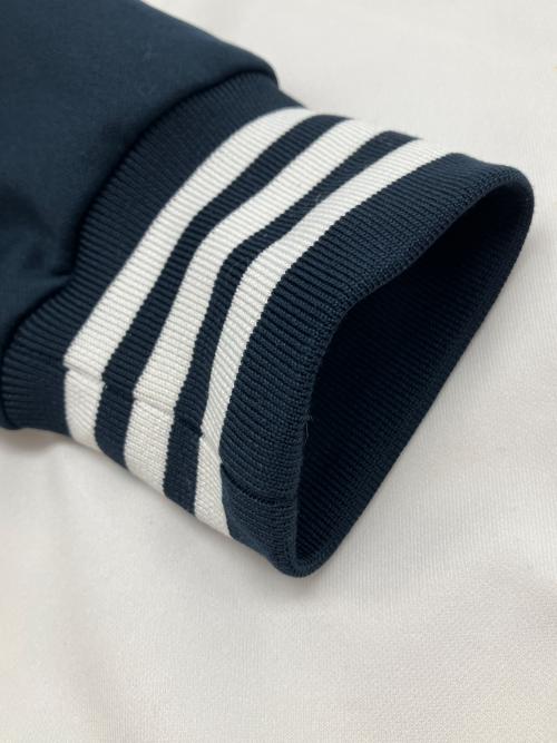 adidas（アディダス）adidas (アディダス) 00sトラックジャケット　2005年12月製　古着 ホワイト×ネイビー サイズ:Ｍの古着・服飾アイテム