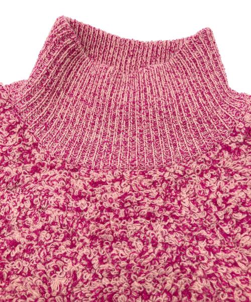 Ameri（アメリ）Ameri (アメリ) ニットベスト　シャツ付き ショッキングピンク×ホワイト サイズ:Ｆの古着・服飾アイテム