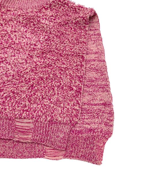 Ameri（アメリ）Ameri (アメリ) ニットベスト　シャツ付き ショッキングピンク×ホワイト サイズ:Ｆの古着・服飾アイテム