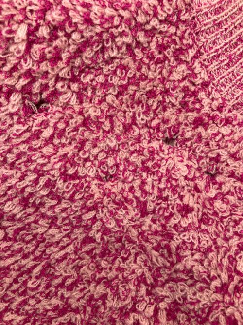 Ameri（アメリ）Ameri (アメリ) ニットベスト　シャツ付き ショッキングピンク×ホワイト サイズ:Ｆの古着・服飾アイテム