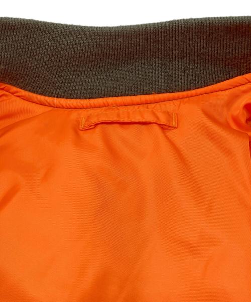 ALPHA（アルファ）ALPHA (アルファ) リバーシブルMA-1ジャケット　ヴインテージアメカジ グリーン サイズ:XXSの古着・服飾アイテム