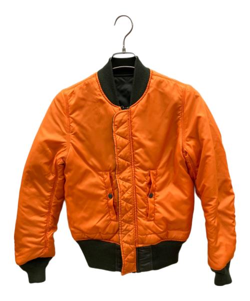 ALPHA（アルファ）ALPHA (アルファ) リバーシブルMA-1ジャケット　ヴインテージアメカジ グリーン サイズ:XXSの古着・服飾アイテム