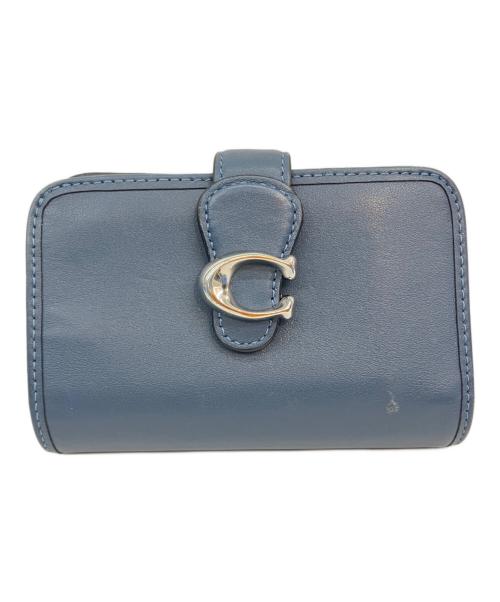 COACH（コーチ）COACH (コーチ) 2つ折り財布 ネイビーの古着・服飾アイテム