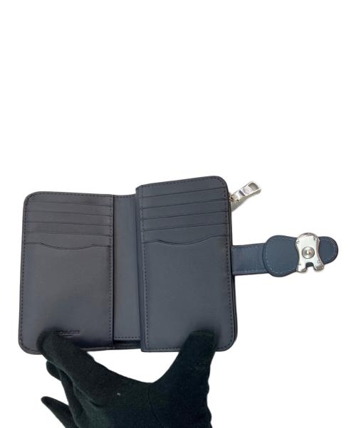 COACH（コーチ）COACH (コーチ) 2つ折り財布 ネイビーの古着・服飾アイテム